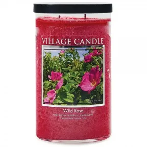 Village Candle Illatgyertya üvegben Vadrózsa (Wild Rose) 538 g
