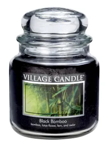 Village Candle Illatos gyertya üvegben Bamboo (bambusz Fekete) 397 g