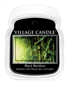 Village Candle Oldható viaszt aromás lámpák Bamboo (bambusz Fekete) 62 g