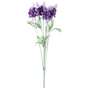Levendula művirág, lila, 34 cm