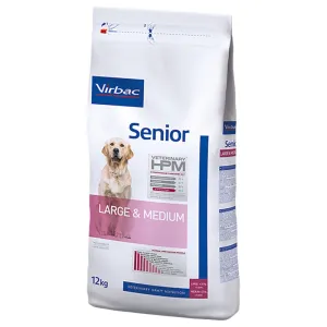 12kg Senior Large & Medium Virbac Veterinary HPM - Száraz kutyatáp