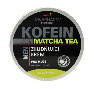 Vivaco Nyugtató krém férfiaknak Koffein és Matcha tea 200 ml