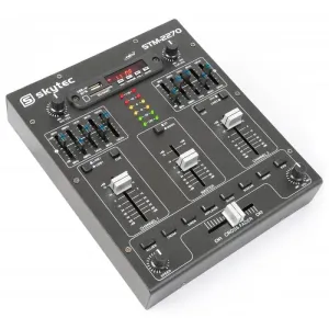 Vonyx STM-2270, 4 csatornás keverőpult, bluetooth, USB, SD, MP3, FX