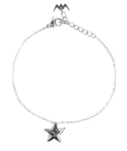Vuch Bámulatos acél karkötő csillaggal Little Silver Mei