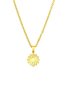 Vuch Gyönyörű aranyozott nyaklánc Virág Riterra Gold