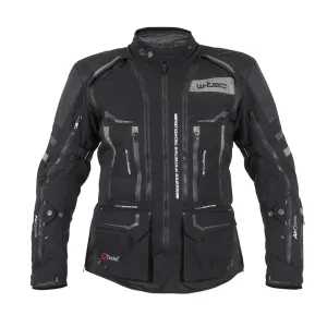 Motoros kabát W-TEC Aircross  M  fekete-szürke