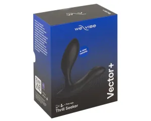 We-Vibe Vector+ - akkus, okos anál vibrátor (fekete)