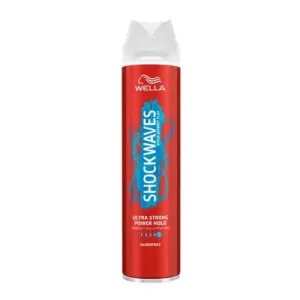 Wella Hajlakk a maximális hajrögzítésért Shockwaves (Ultra Strong Power Hold Hairspray) 250 ml