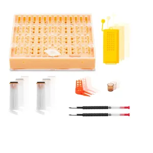 Méhész start csomag - anyanevelő rendszer - 322 db - álcázótű - tűzősejtek - anyazárkák | Wiesenfield