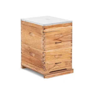 Méhkaptár - 2 keret és padlókazetta bemeneti nyílással - szellőzőnyílások fém borítással | Wiesenfield