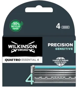 Wilkinson Sword Borotvabetét Quattro Essential Precision Bulldog Sensitive 4 db