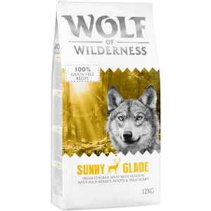 12 kg Wolf of Wilderness 'Sunny Glade' kutyatáp - Vad