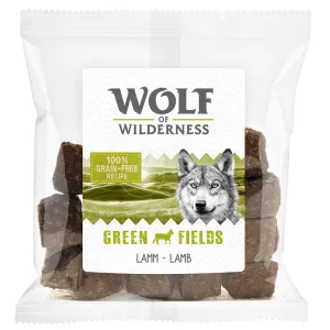 180g Wolf of Wilderness Wild Bites kutyasnack - Green Fields - bárány