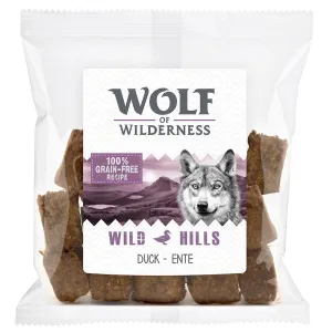 180g Wolf of Wilderness Wild Bites kutyasnack - Wild Hills - kacsa
