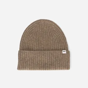 Wood Luca Lambswool Beanie 12230812-9052 TAUPE
