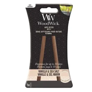 WoodWick Autóillatosító utántöltő Vanilla & Sea Salt (Auto Reeds Refill)