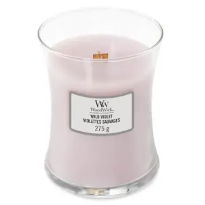 WoodWick Wild Violet illatgyertya üvegben 275 g