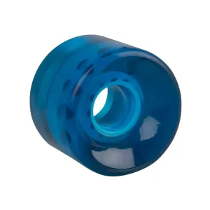 Átlátszó műanyag gördeszka kerék 60*45 mm  kék