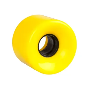 Műanyag gördeszka kerék 60*45 mm  sárga #258863