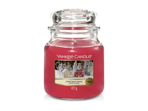 Yankee Candle Illatgyertya Classic Christmas Magic 411 g - közepes