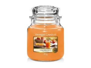 Yankee Candle Illatgyertya Classic Farm Fresh Peach 411 g - közepes