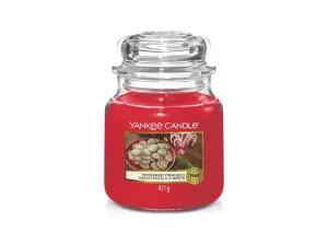 Yankee Candle Peppermint Pinwheels illatos gyertya 411 g Gyertya, mécses