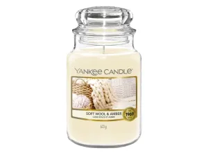 Yankee Candle Illatgyertya Classic Soft Wool & Amber 623 g - nagy