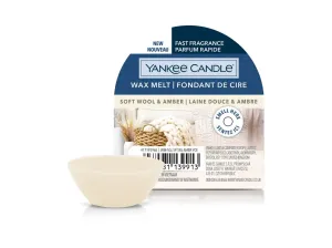 Yankee Candle Illatviasz Soft Wool & Amber (Wax Melt) 22 g