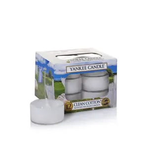 Yankee Candle Teagyertya Clean Cotton 12 x 9,8 g