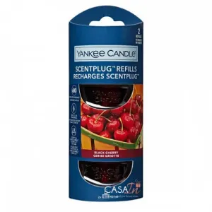 Yankee Candle Utántöltő elektromos diffúzorba Organic Kit Black Cherry 2 x 18,5 ml
