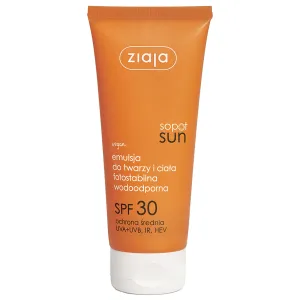 Ziaja Napvédő emulzió arcra és testre SPF 30 Sun (Sun Emulsion) 100 ml