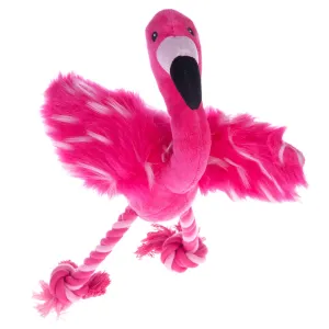 Flamingó kötéllel kutyajáték-2db