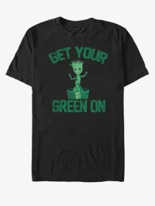 ZOOT.Fan Marvel Get Your Green On Groot Strážci Galaxie Póló Fekete